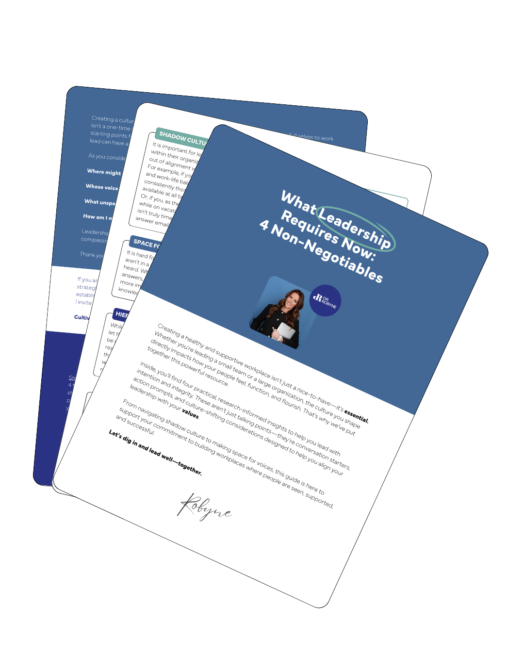 Resilient Leadership Research by Dr. Robyne Hanley-Dafoe